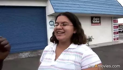 Utangaç bbw gets çengel için emmek siyah horoz