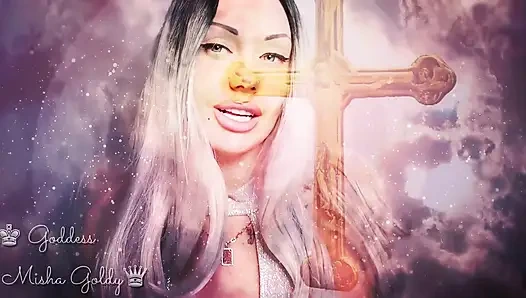 Büyüleyici dindar asmr! Noel doğum günümde! Ben senin yeni tanrınım!