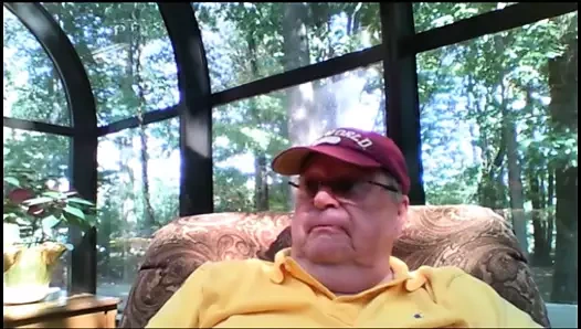 Webcam üzerinde büyükbaba gösterisi