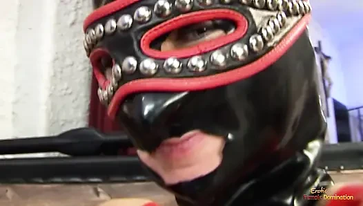 Girl masturbation is even hotter when there is bdsm intensity close by