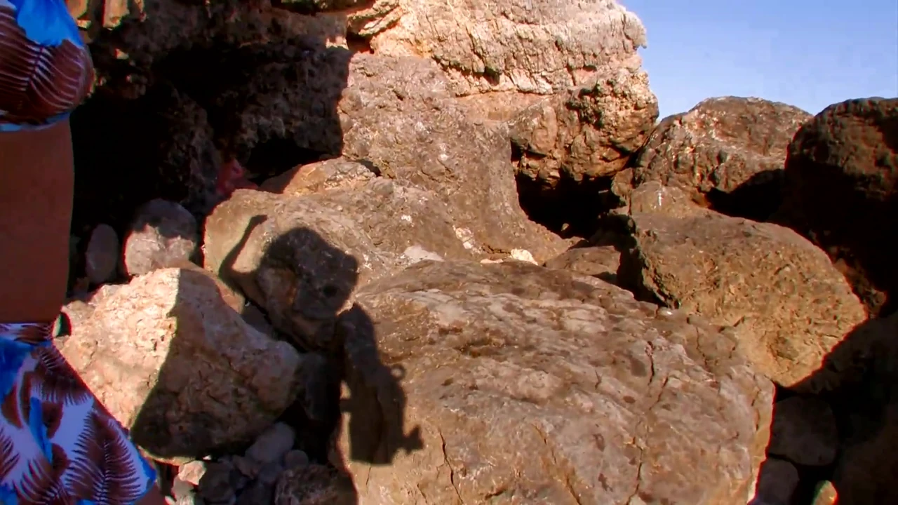 Dirty chick wildly banged at a secluded beach