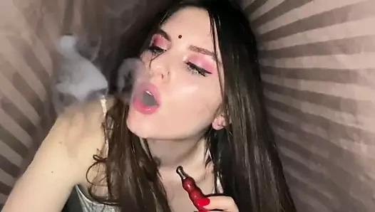 Lockdown oral seks (seksi Hint çift)