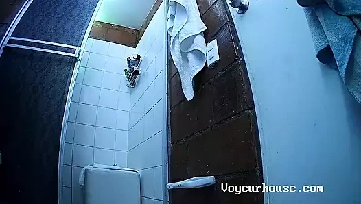 Asherr ve Shantal - tek başına duşta dildo