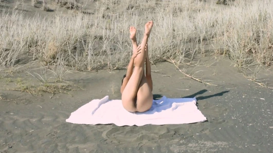 Masturbating on a Public Beach