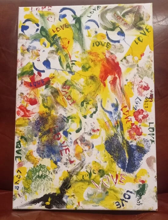 "Love" The picture "Love", everyone can see it in their own way,