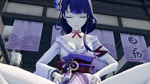 Ateşli seksi kovboy kız büyük memeli meme uçları anne sürme yarak genshin