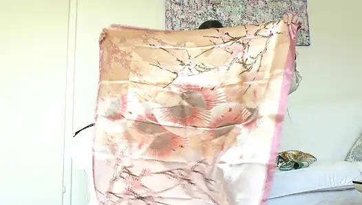 Saten eşarp sürtüğüm için günlük görev, lady victoria valente