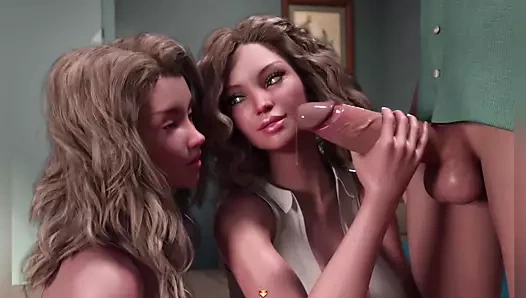 Big cock jerk off instruction from professional blonde