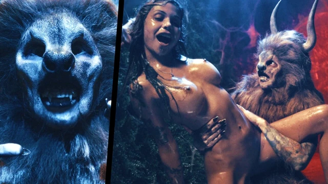 Hardcore canavar sikiş parodi - futa minotaur ortaçağ fantezisi ile ava amira döl yutuyor