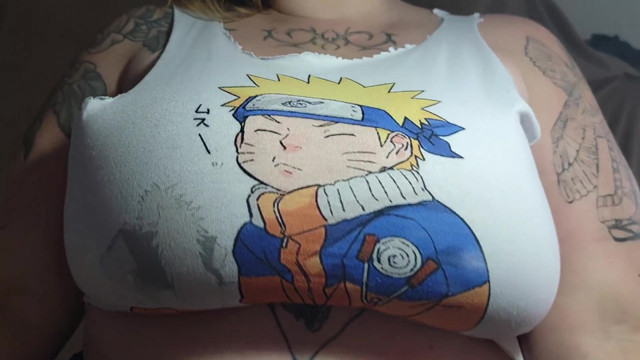 Cutting My Shirt so It Can Fit Them Better (sfw)