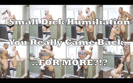 Minik küçük klitoris yarağın gerçekten daha fazla aşağılanma istiyor