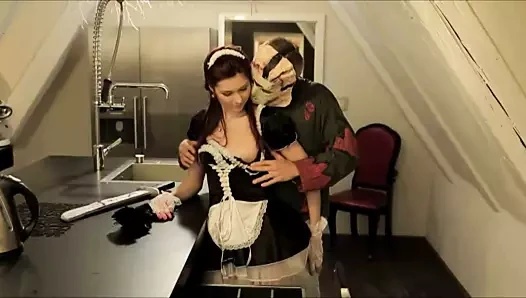 Kattie altın, kolay Fransız hizmetçi