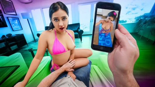 Üvey babasının şımarık genç kıza cezası