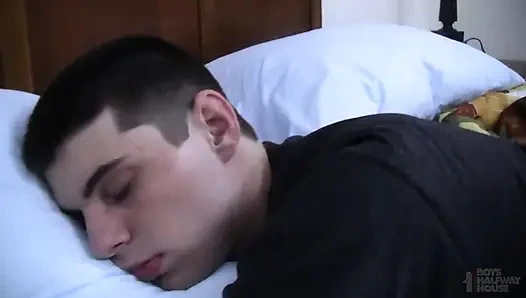 Hairy defiant teen punish fucked by older authority figure