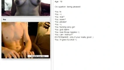 Chatroulette itaatkar kız