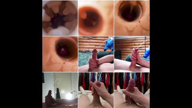 Twink Fleshlight iç boşalma ve ağır çekim boşalma derlemesi