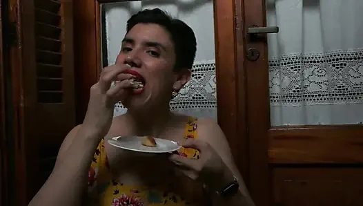 Jambonlu kruvasan, peynir ve döl!