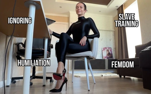 İtaatkar köle için sessiz kontrol seansı