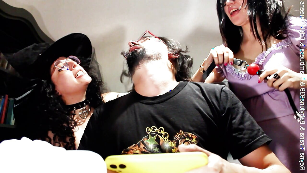 3 witches (one of them pregnant) use a virgin nerd to summon the devil and satisfy him Part 1