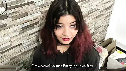 ÇARESIZCE! Zevkin için kullanılır! Hepsini yutana kadar gırtlağına kadar alıyor - mafelago - İspanyolca porno