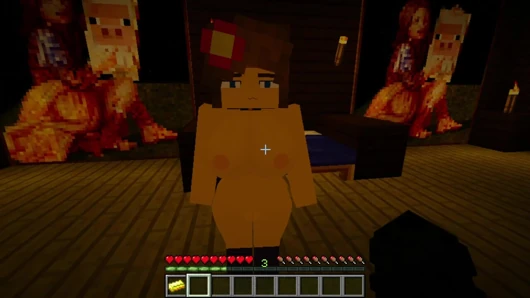 Jenny 3'te sikişiyor - Minecraft