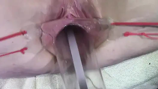 11 Uzağa Yayılmış Vajina Yakın Çekim, Lambayla 1000 Watt Seks