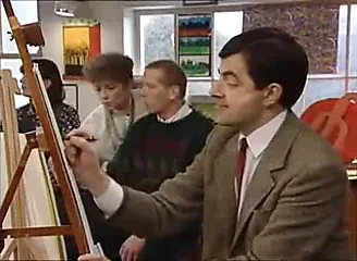 Komik çıplak sanat sınıfı - klasik klasik şaheser