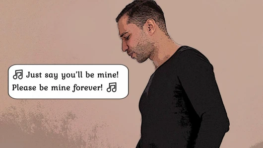 Kızlar müzik sever. Sadece bir aşk şarkısını yaz.