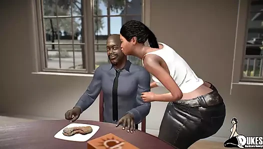 Seksi büyük ganimet beyaz kadınlar başarılı siyah erkekler tarafından derin ve sert becerdin almak