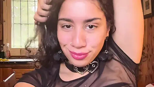 Azgın latin göğüslerime ve götüme şaplak atıyor