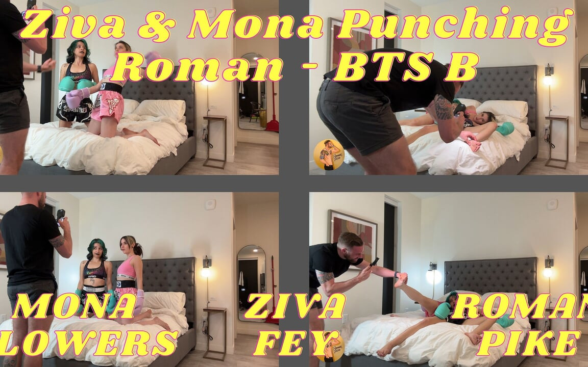 Ziva Mona Roman bts b 4k'ya yumruk atıyor