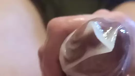 Büyük boşalmalı amatör elle muamele