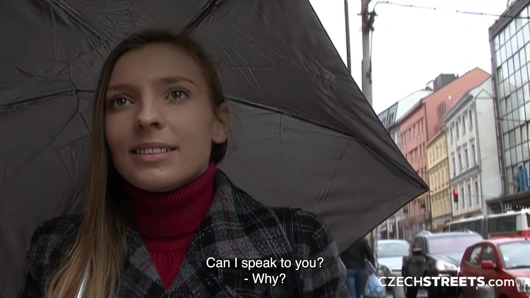 Diplomat with cum on her face (Czech Streets)