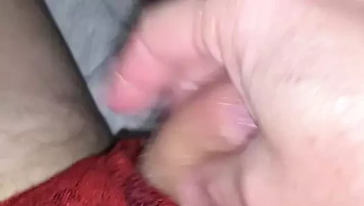 horoz okşayarak içinde külot