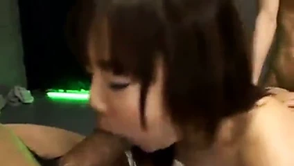 Tight teen bitch fucking with two horny guys