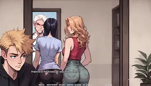 Yeni kız arkadaşım tabu hentai oyunu ep.49 üvey kız kardeşim kız arkadaşımın götünü üvey babasının önünde yakaladı!
