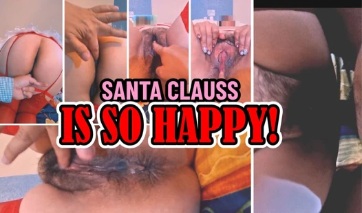 Bayan claus Noel'den önce Noel Baba'yı memnun etti