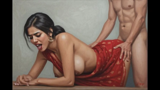 Bhabhi caught by husband with her brother in law as he was fucking her and she was enjoying it