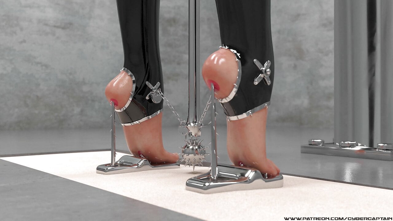 Aşırı metal topuk 3d bdsm animasyon
