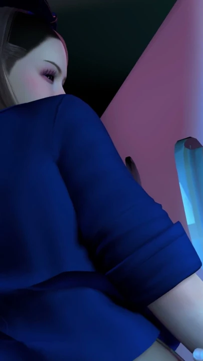 Mükemmel vücutlu hostesle sikişip içine boşalma - 3D Animasyon 4K | Klip 2