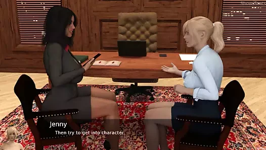 Proje ateşli eş - Jenny ve neşeli ile telefon seks (46)