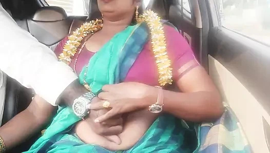 Tam video, üvey anne arabada seks, Telugu edepsiz konuşmalar.