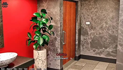 Cheating Wife Lady Officer Having Fun With Alex In Toilet