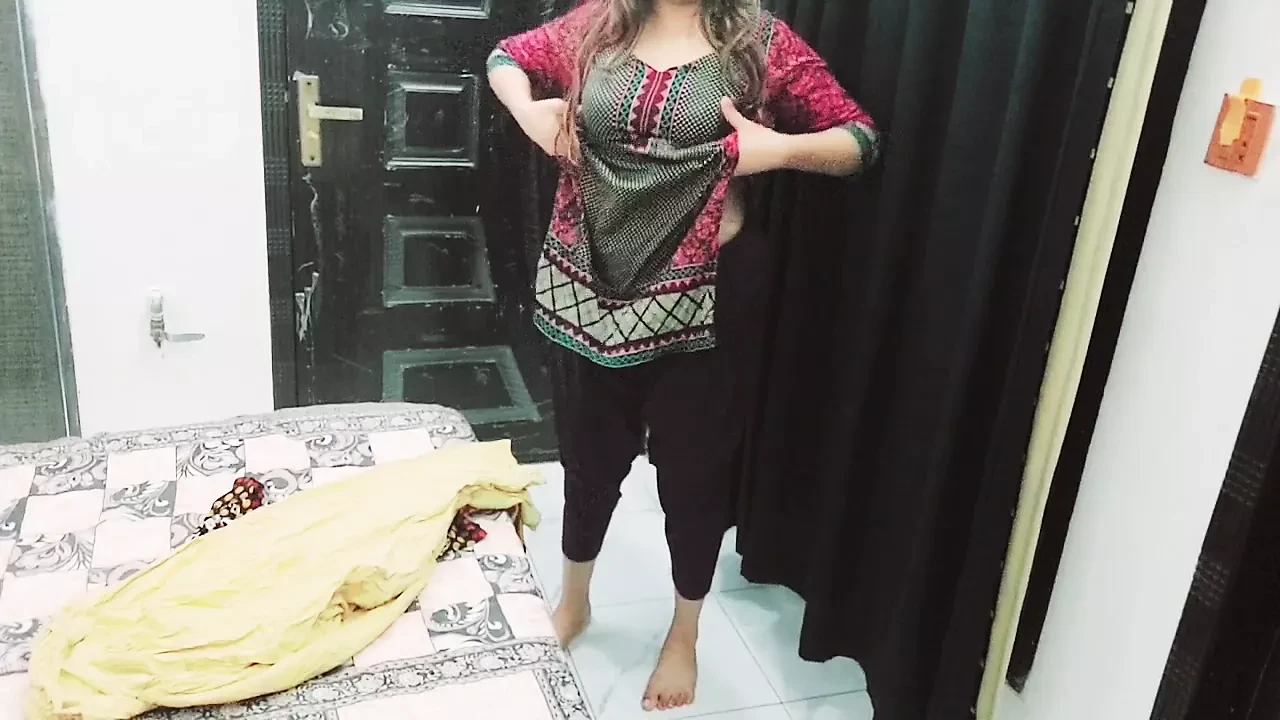 Housewife Changing Clothes and getting Fucked By Cuckold Husband