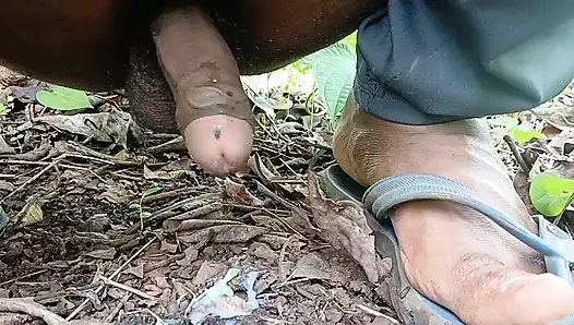 Ormanda sert mastürbasyon