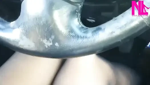 Pattent Blue Buffalo'da şehvetli sürüş süper seksi pompalar