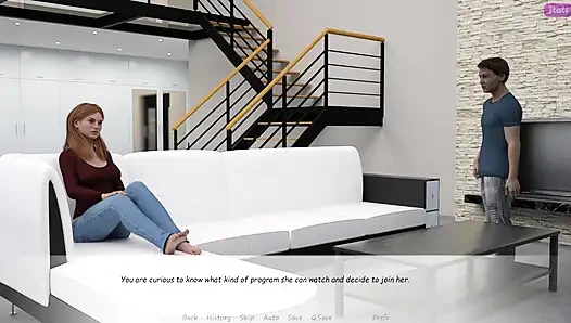 Üvey erkek kardeşimin karısı #3 ona seksi figürüyle iltifat ettim