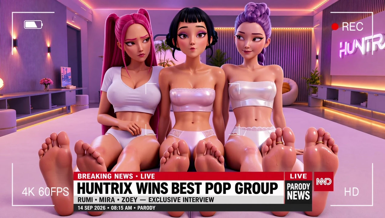Rumi Mira Zoey POV Ayak JOI Huntrix Ayaklar Yarışması