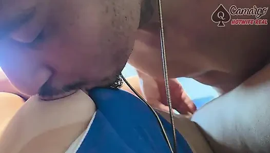 DOUBLE CREAMPIE - I GAVE IT TO TWO MALES AND THEY ALL CAME IN MY PUSSY - I loved giving it to two gouty boys. They came a lot on me