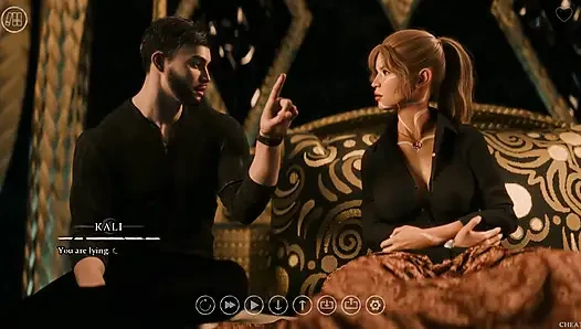 Yedi realms 55 - Atlas Kali'nin amını yalıyor ve sonra elle muamele çekiyor
